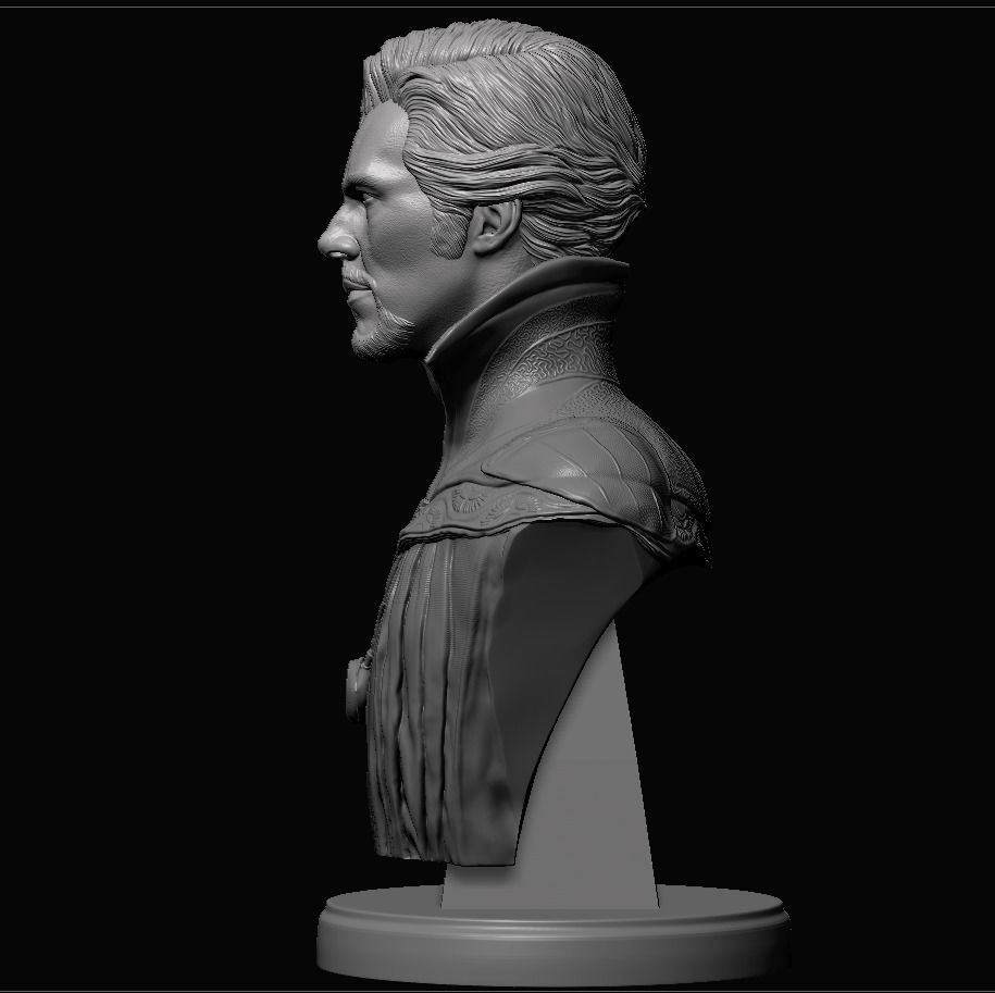 Doctor Strange-Benedict Cumberbatch Bust 3D print model_19