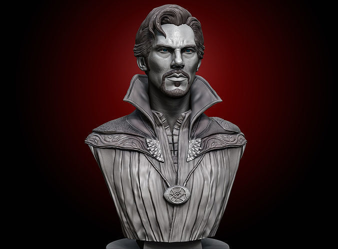 Doctor Strange-Benedict Cumberbatch Bust 3D print model