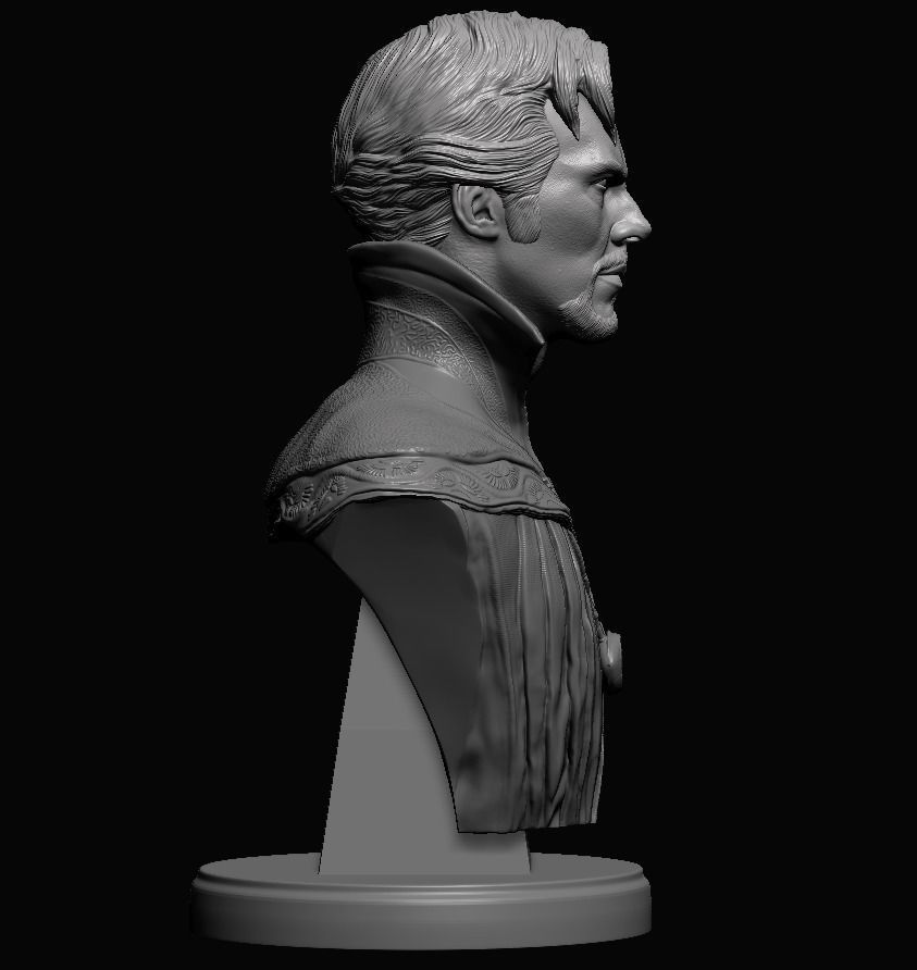 Doctor Strange-Benedict Cumberbatch Bust 3D print model_22