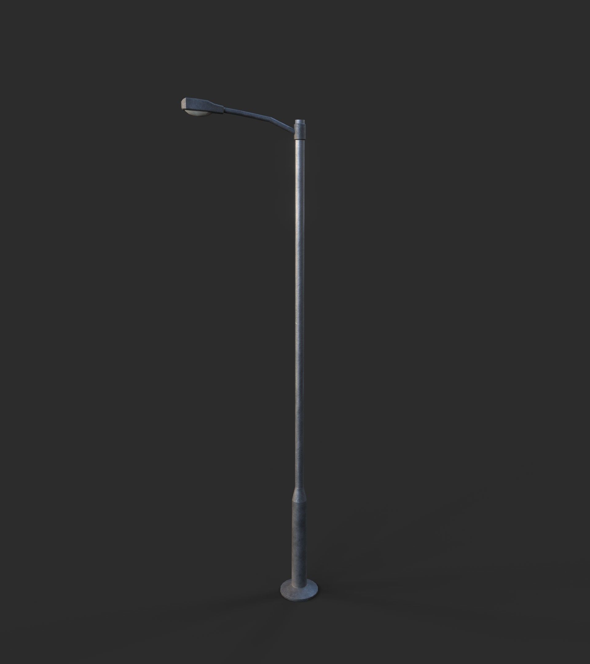 Highway Light Low-poly 3D model_3