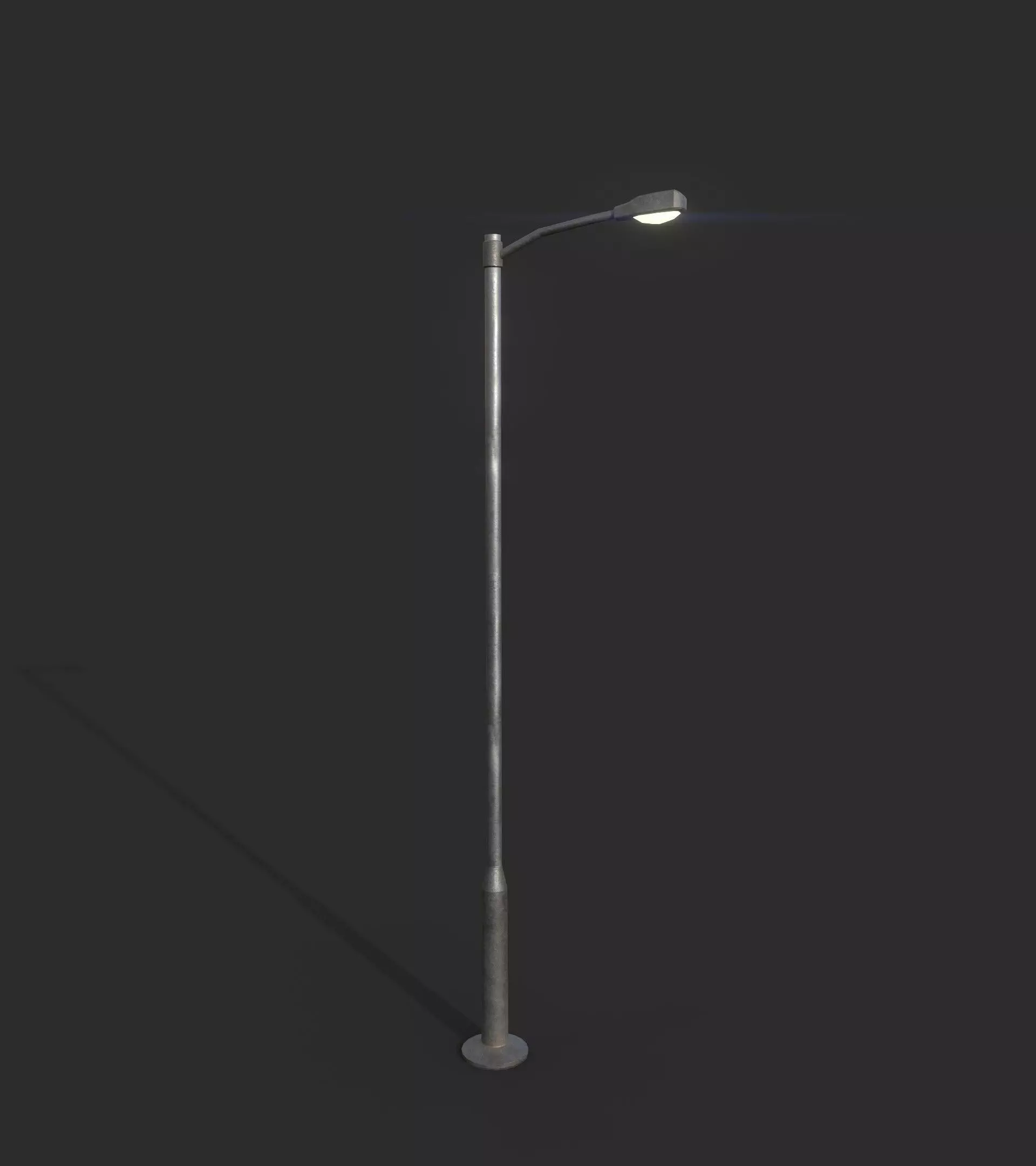 Highway Light Low-poly 3D model_0