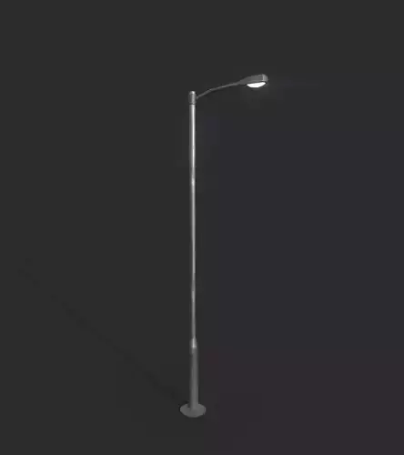 Highway Light Low-poly 3D model