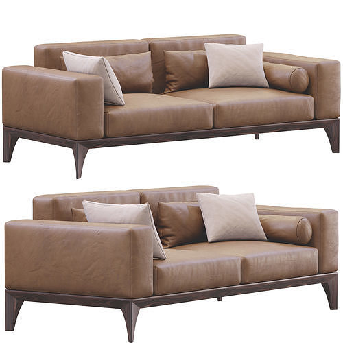 Sofa Fellow By Porada 3D model