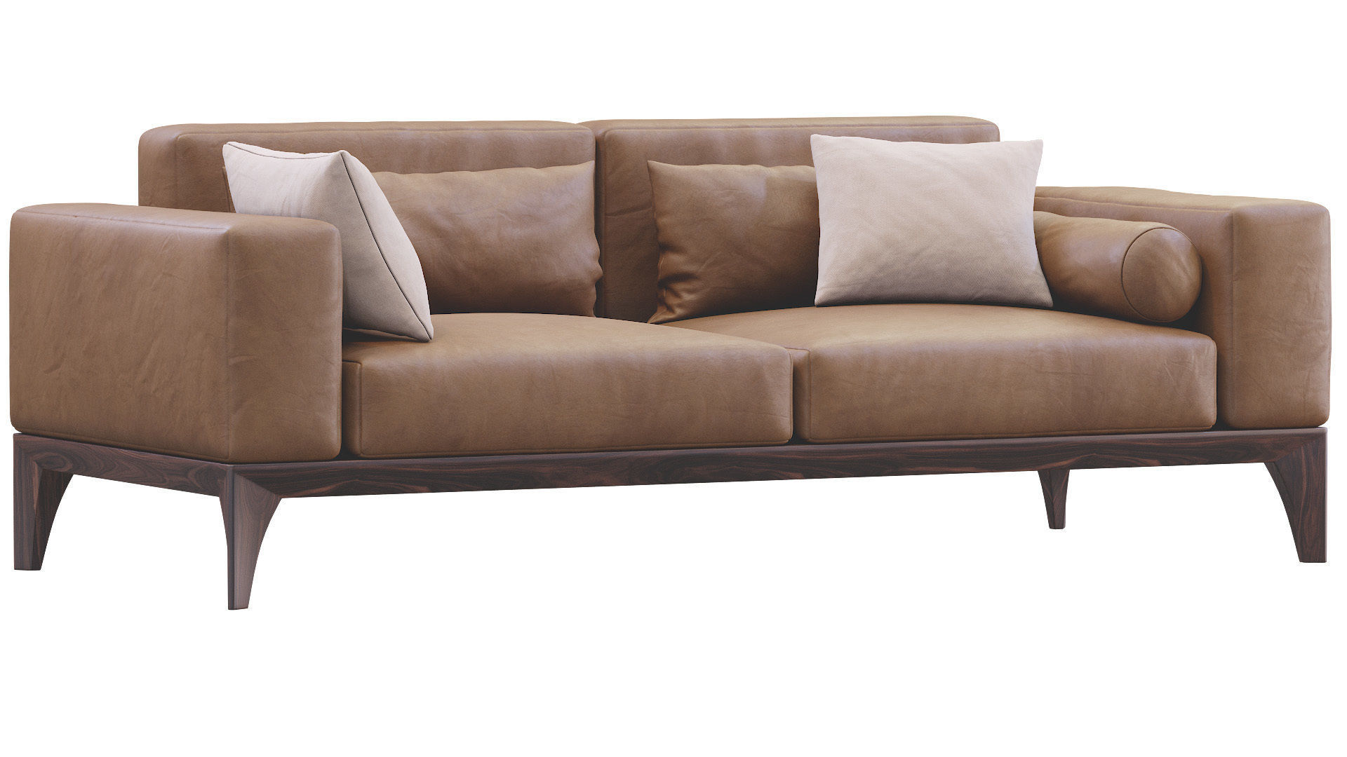 Sofa Fellow By Porada 3D model_3