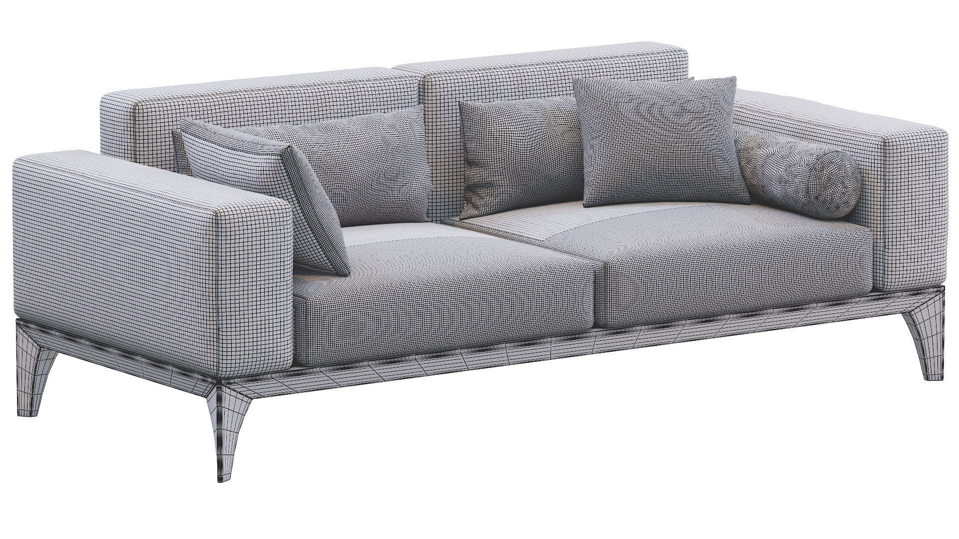 Sofa Fellow By Porada 3D model_11