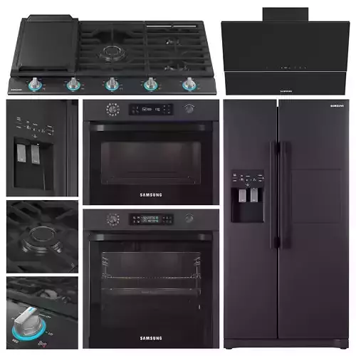 samsung appliance collection 3D model