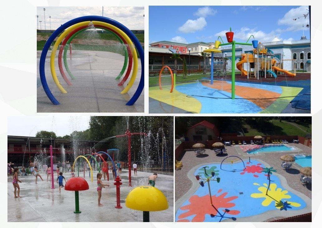 Playground splash zone 3D model_1