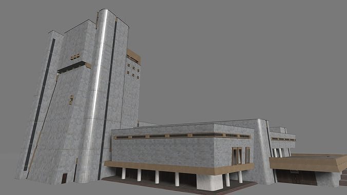 State Opera and Ballet Theater of the Chuvash ASSR - USSR 3D model