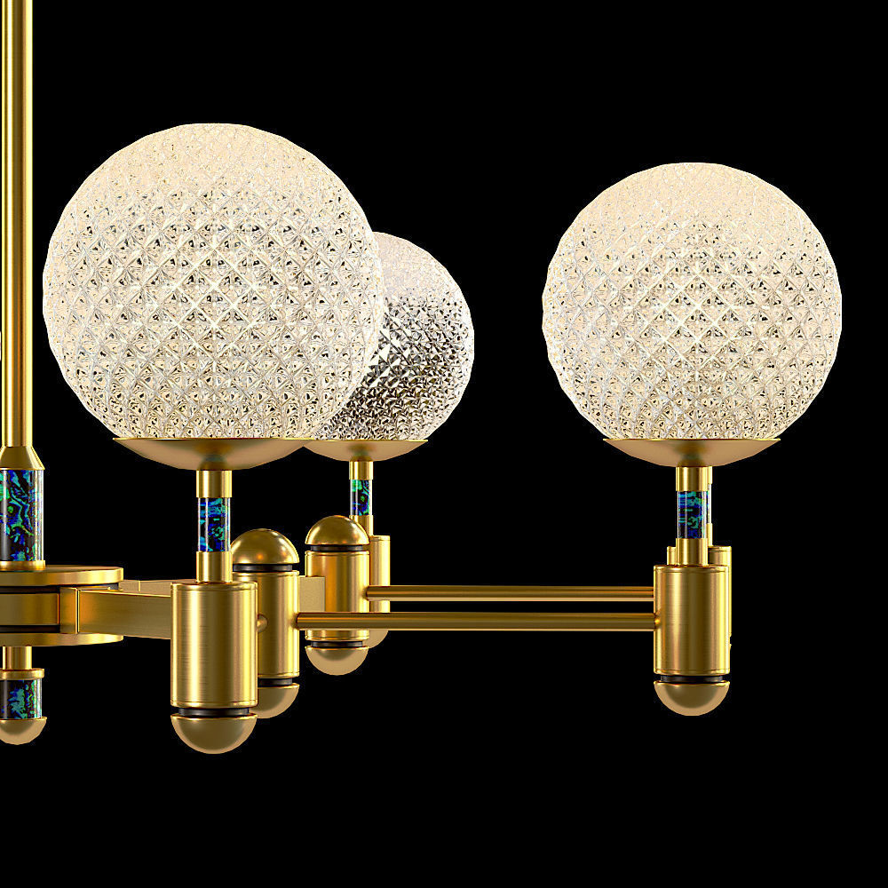 Lampatron LUARA CH D chandelier 3D model_1