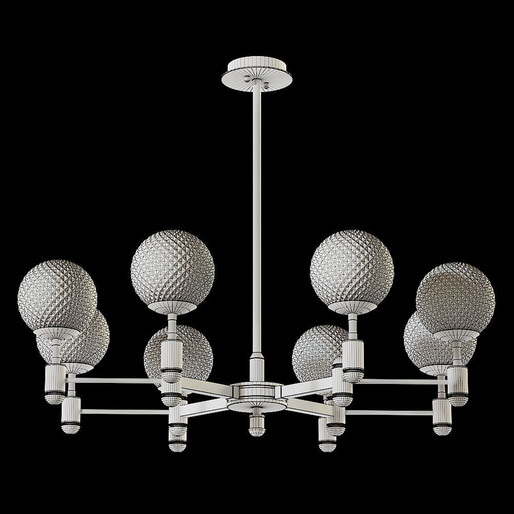 Lampatron LUARA CH D chandelier 3D model_2