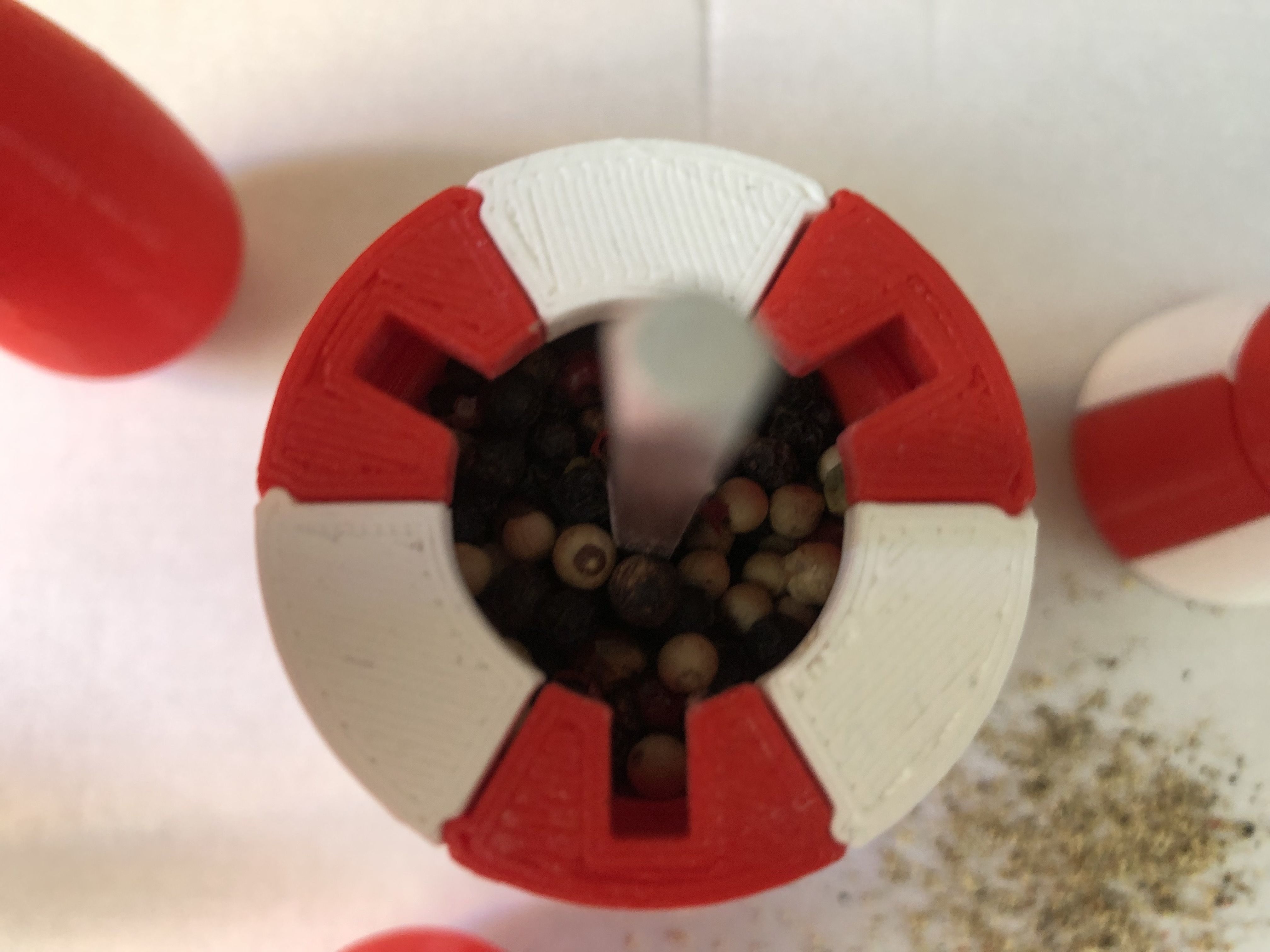 Tintin Pepper Mill Rocket 3D print model_5