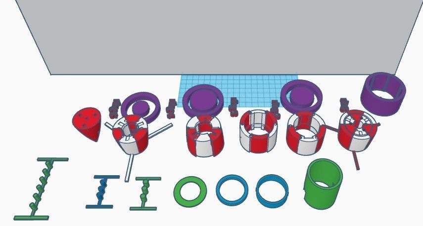 Tintin Pepper Mill Rocket 3D print model_2