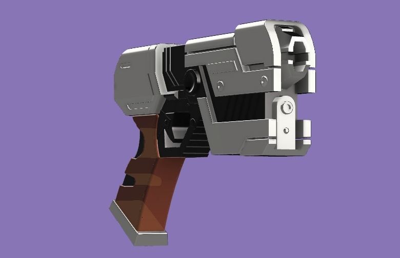 Metroid -  Paralyzer gun for cosplay 3D print model_2