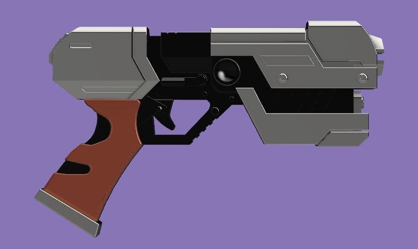 Metroid -  Paralyzer gun for cosplay 3D print model_1