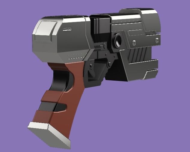 Metroid -  Paralyzer gun for cosplay 3D print model_3