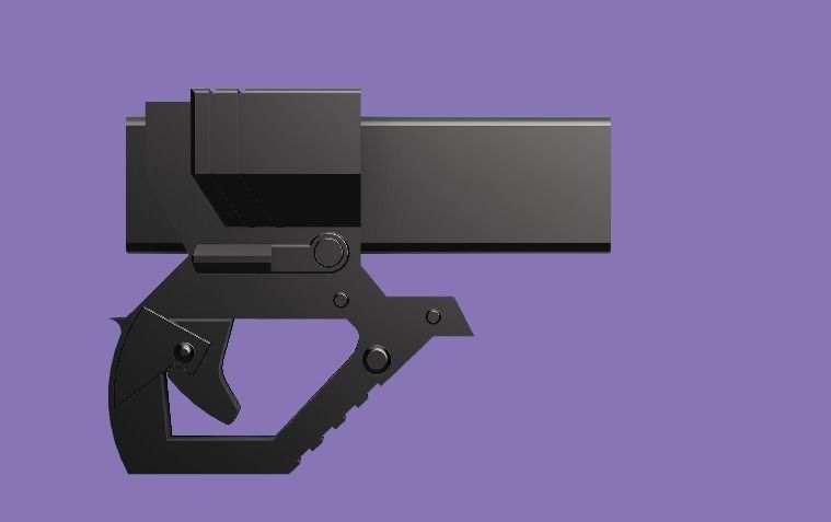 Metroid -  Paralyzer gun for cosplay 3D print model_4