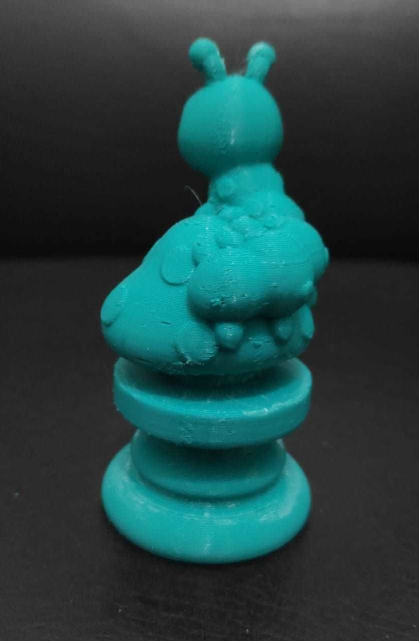 Alice Chess - Side A - Caterpillar -  Rook 3D print model_9