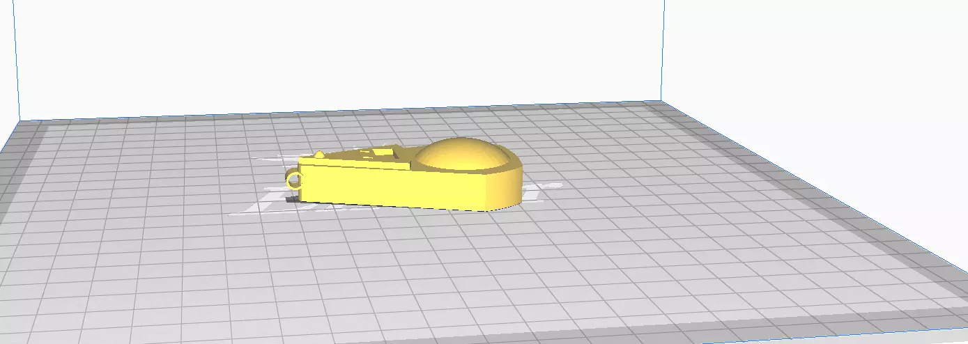 key finder 007  3D print model_0