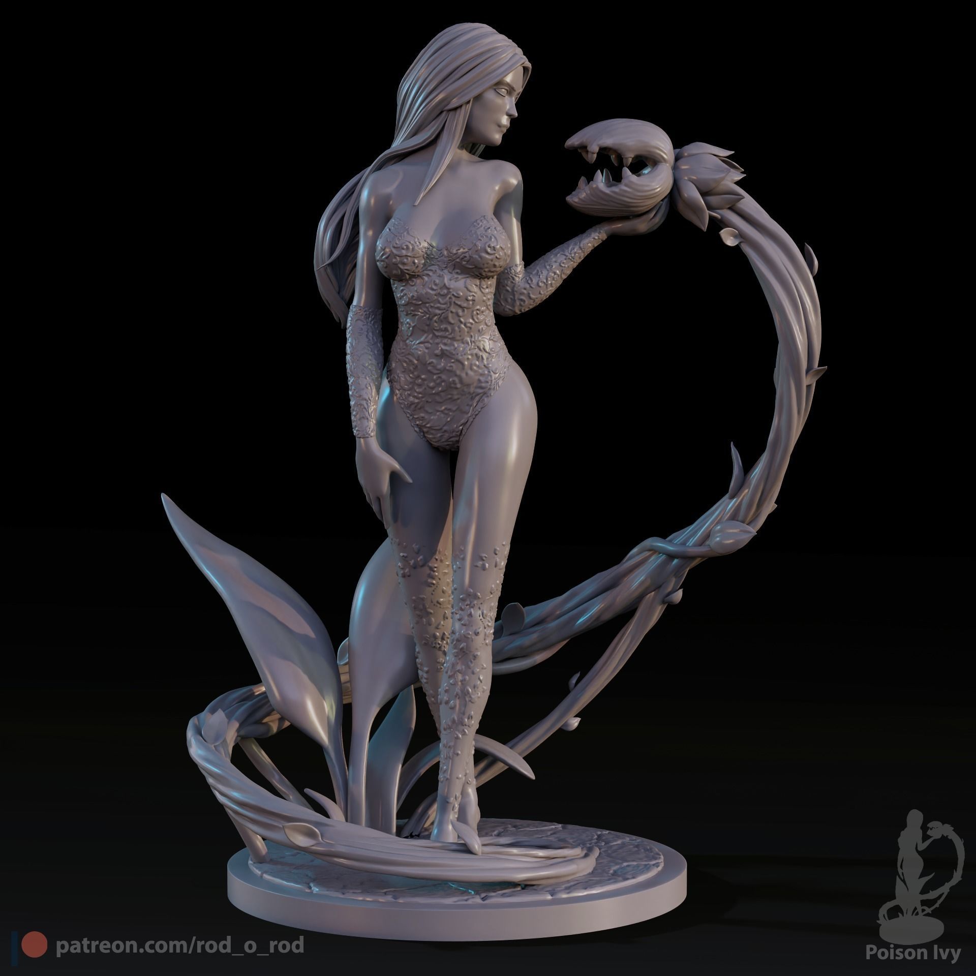 Poison ivy - 3D Print Model 3D print model_5