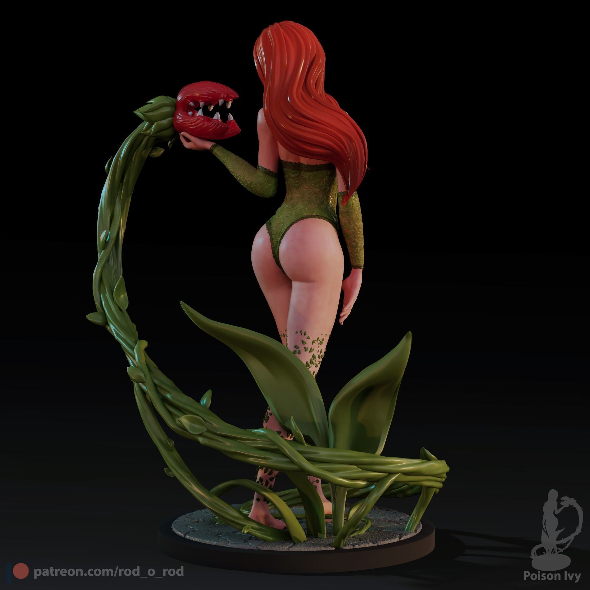 Poison ivy - 3D Print Model 3D print model_3