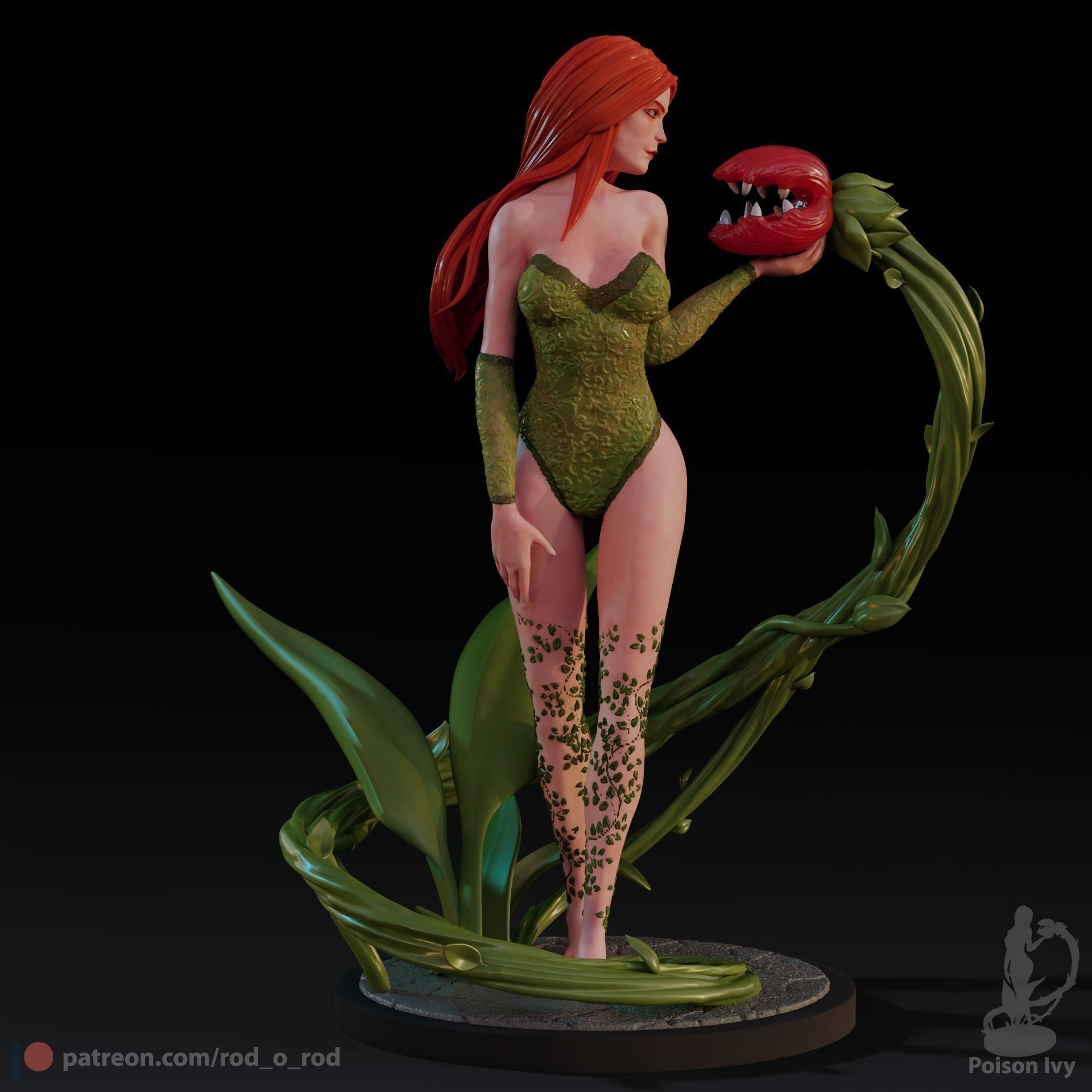 Poison ivy - 3D Print Model 3D print model_2
