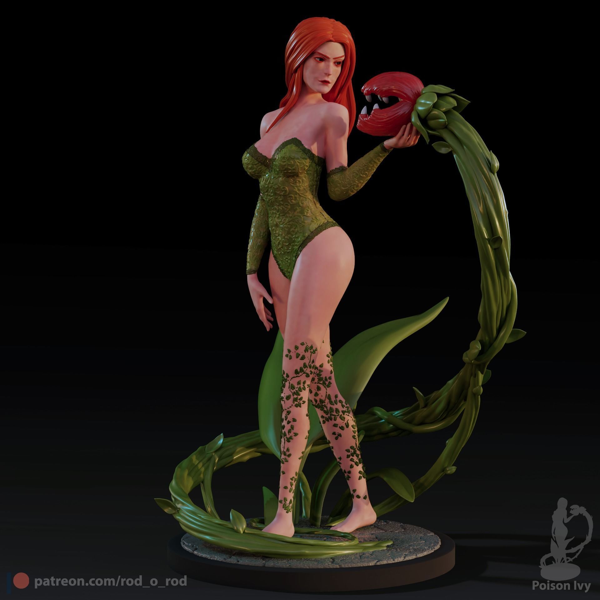 Poison ivy - 3D Print Model 3D print model_4