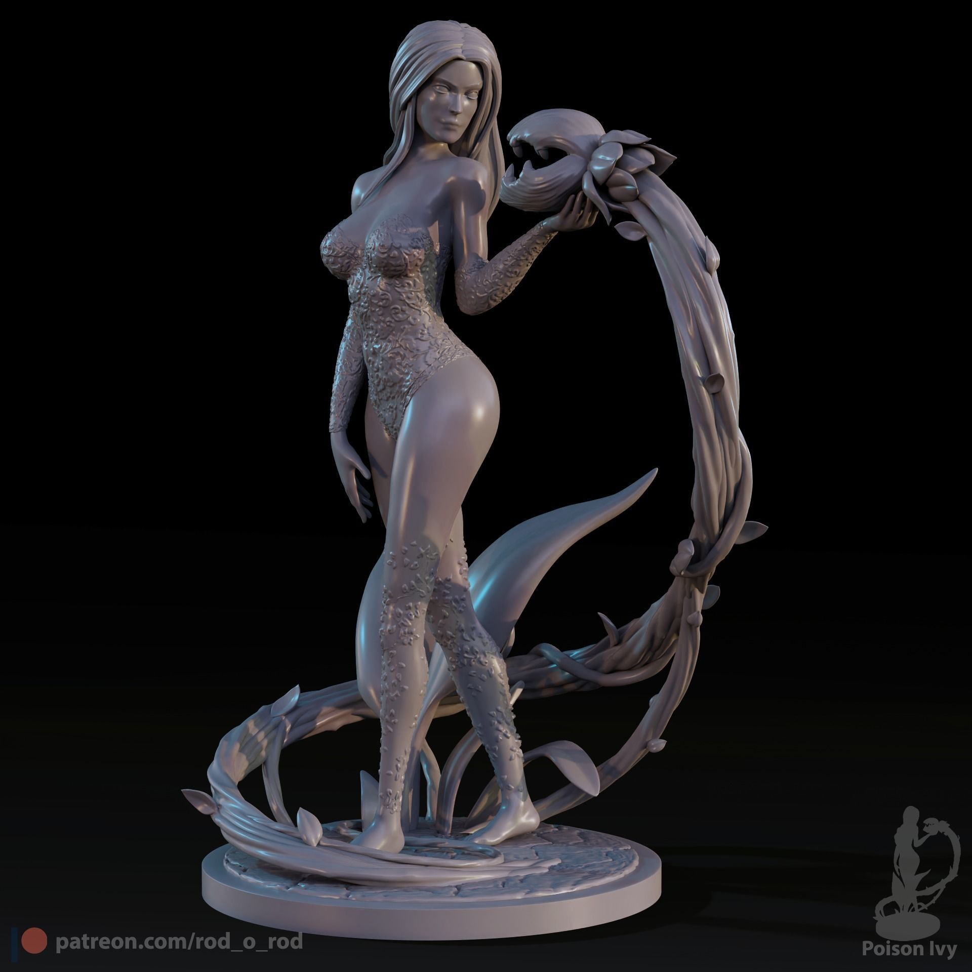 Poison ivy - 3D Print Model 3D print model_7