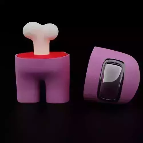 Amonga us Low-poly 3D model