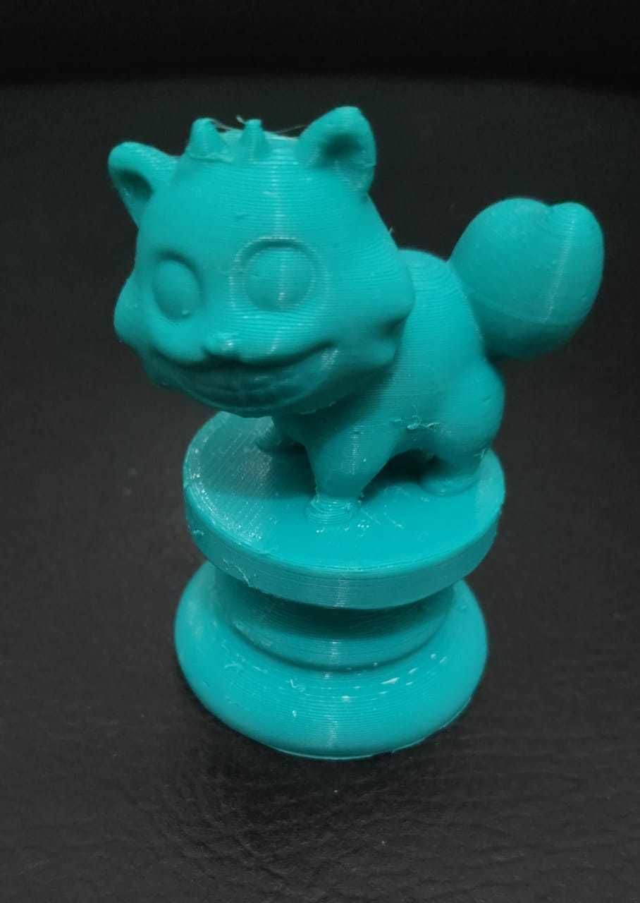 Alice Chess - Side A - Cheshire Cat - Bishop 3D print model_6