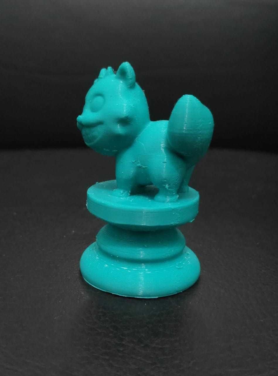 Alice Chess - Side A - Cheshire Cat - Bishop 3D print model_5