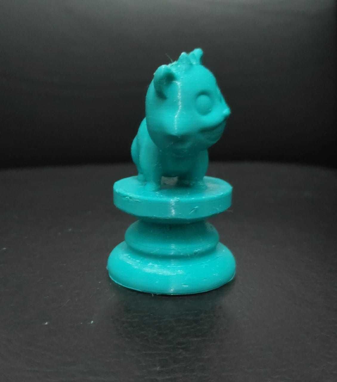 Alice Chess - Side A - Cheshire Cat - Bishop 3D print model_4