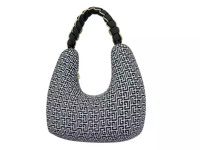 Balmain Pillow Bag Fabric Low-poly 3D model