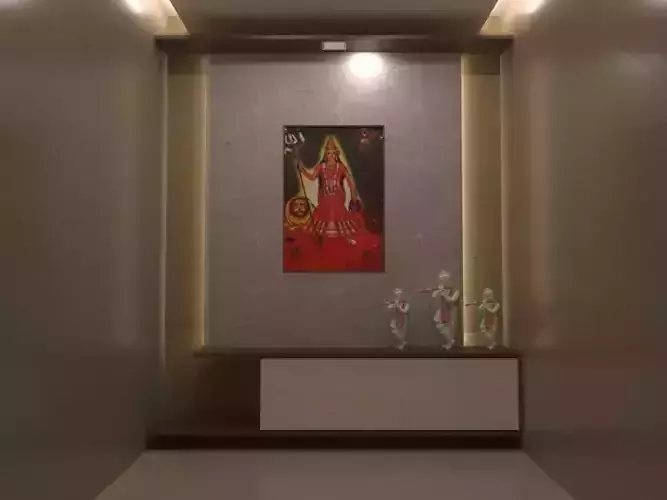 Indian pujagher   for interior 3D model