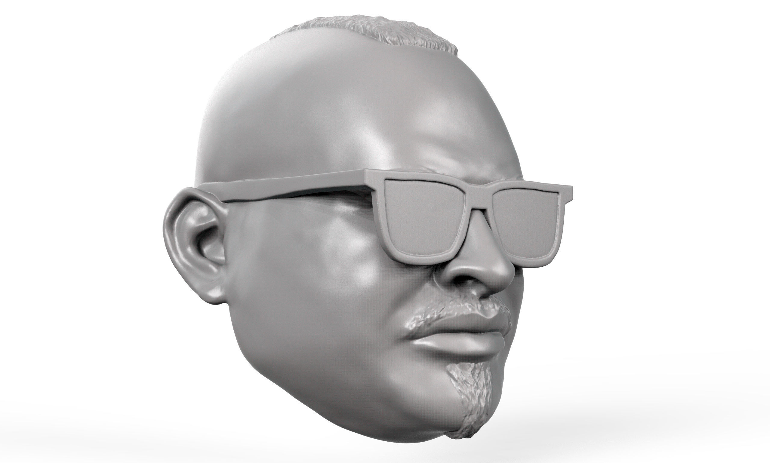 Bad Misfortune Fade 3D printable action figure head sculpt 3D print model_5