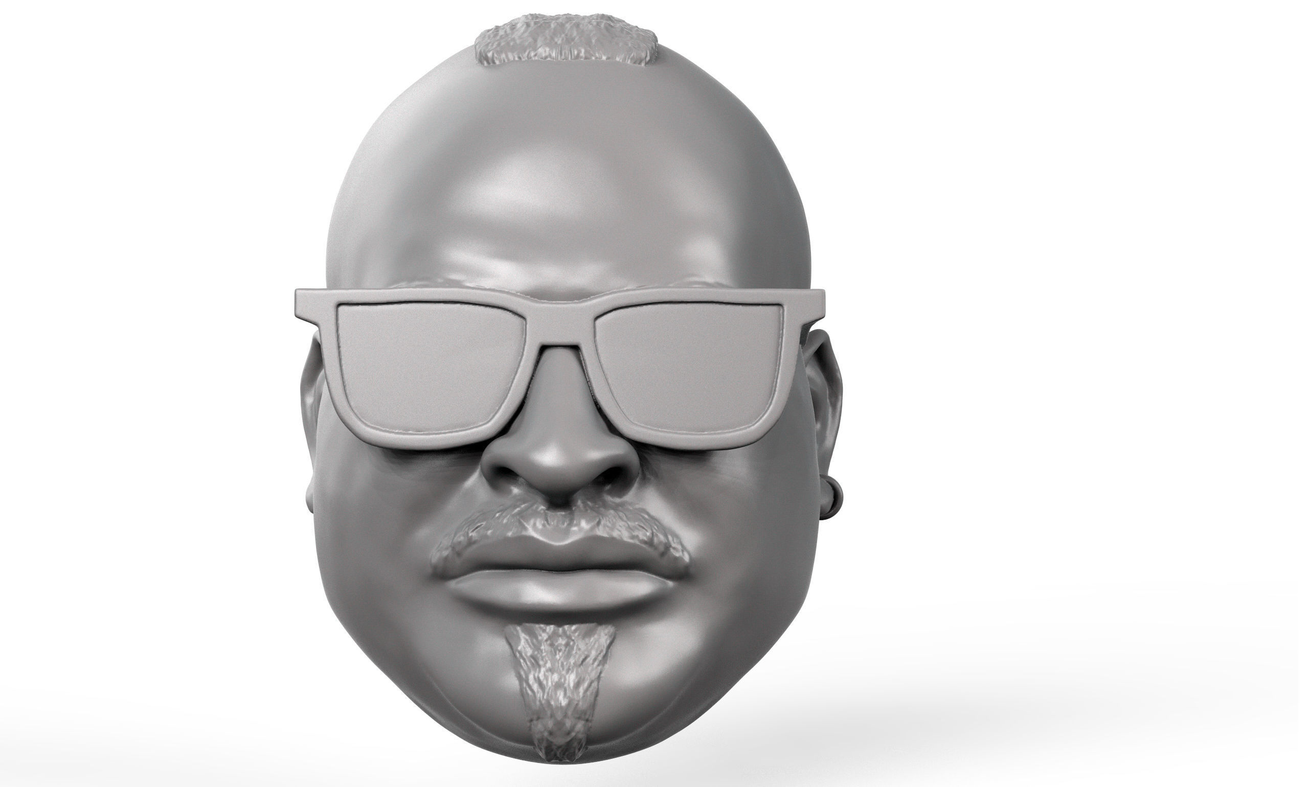 Bad Misfortune Fade 3D printable action figure head sculpt 3D print model_4