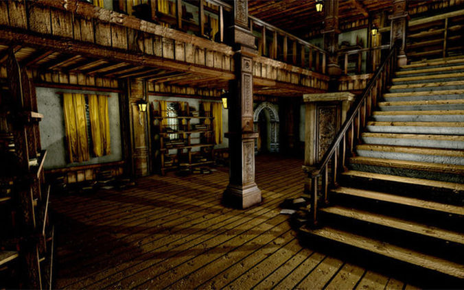 Victorian Interior Pack Low-poly 3D model