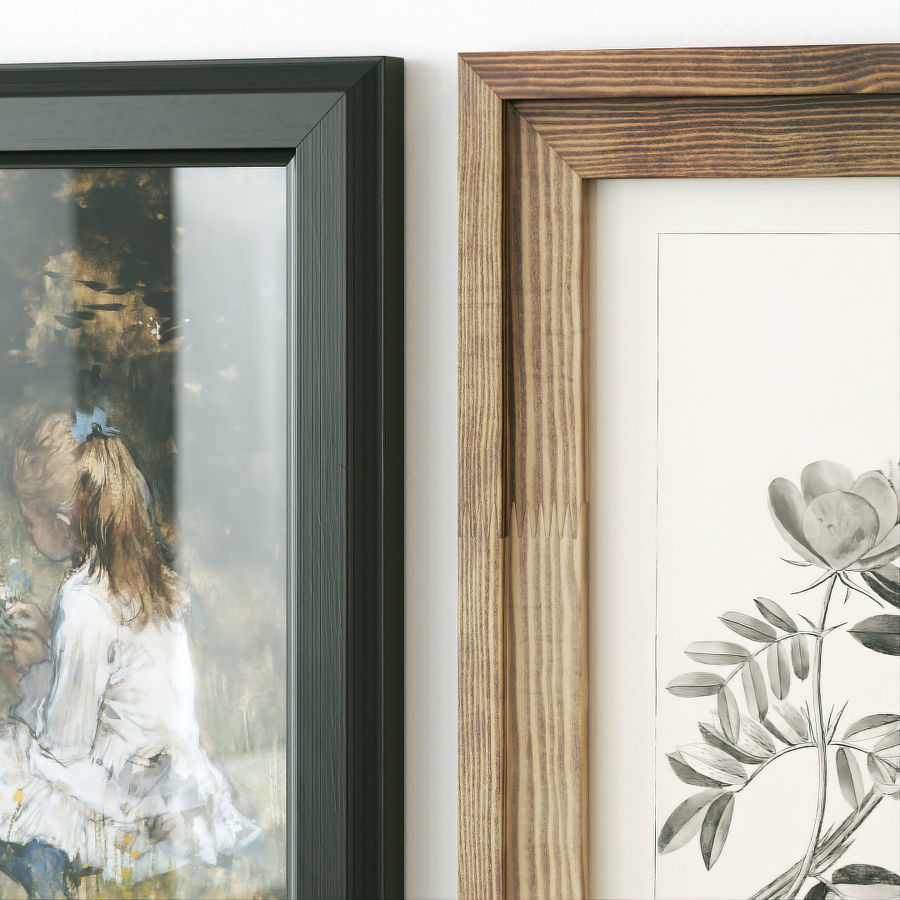 Gallery Wall 140 3D model_1