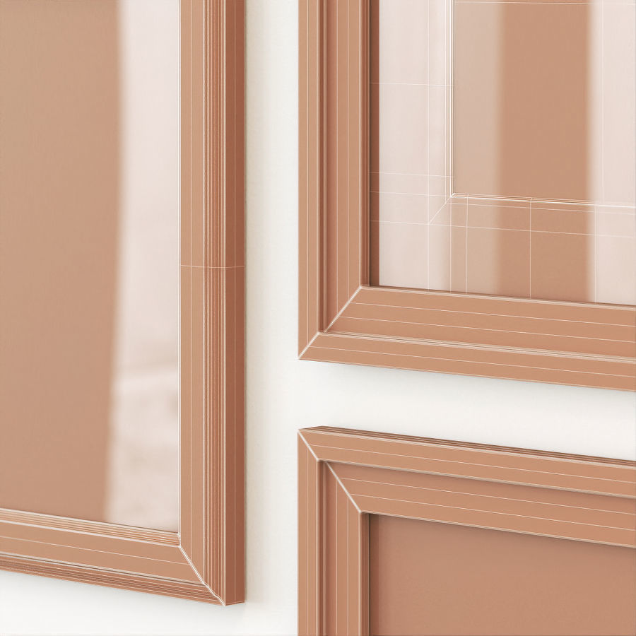 Gallery Wall 140 3D model_4