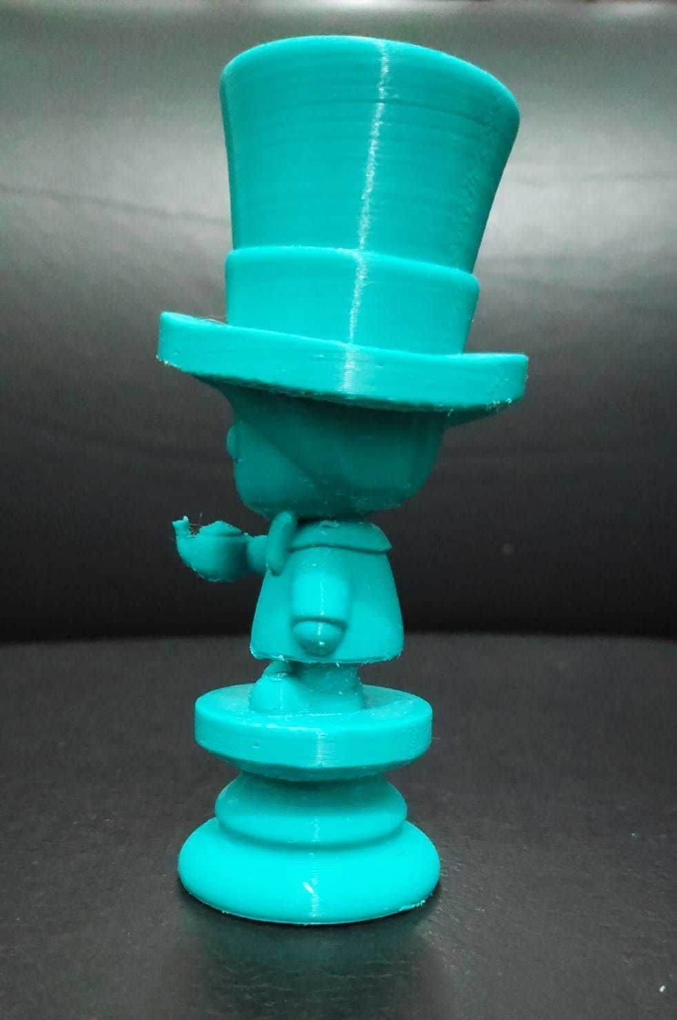 Alice Chess - Side A - Mad Hatter - King 3D print model_6