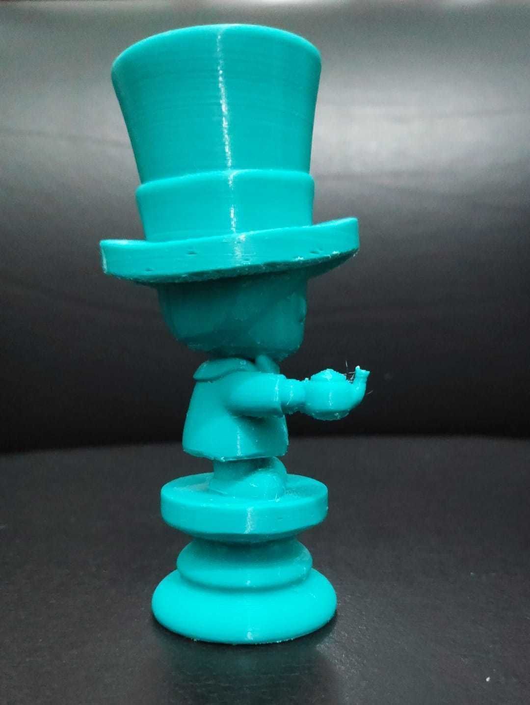 Alice Chess - Side A - Mad Hatter - King 3D print model_8