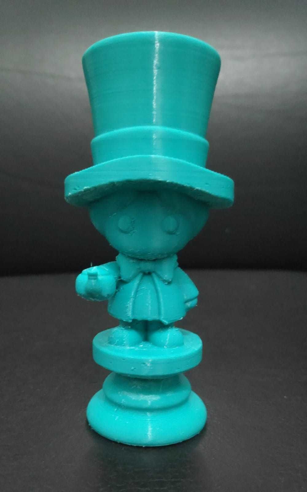 Alice Chess - Side A - Mad Hatter - King 3D print model_4