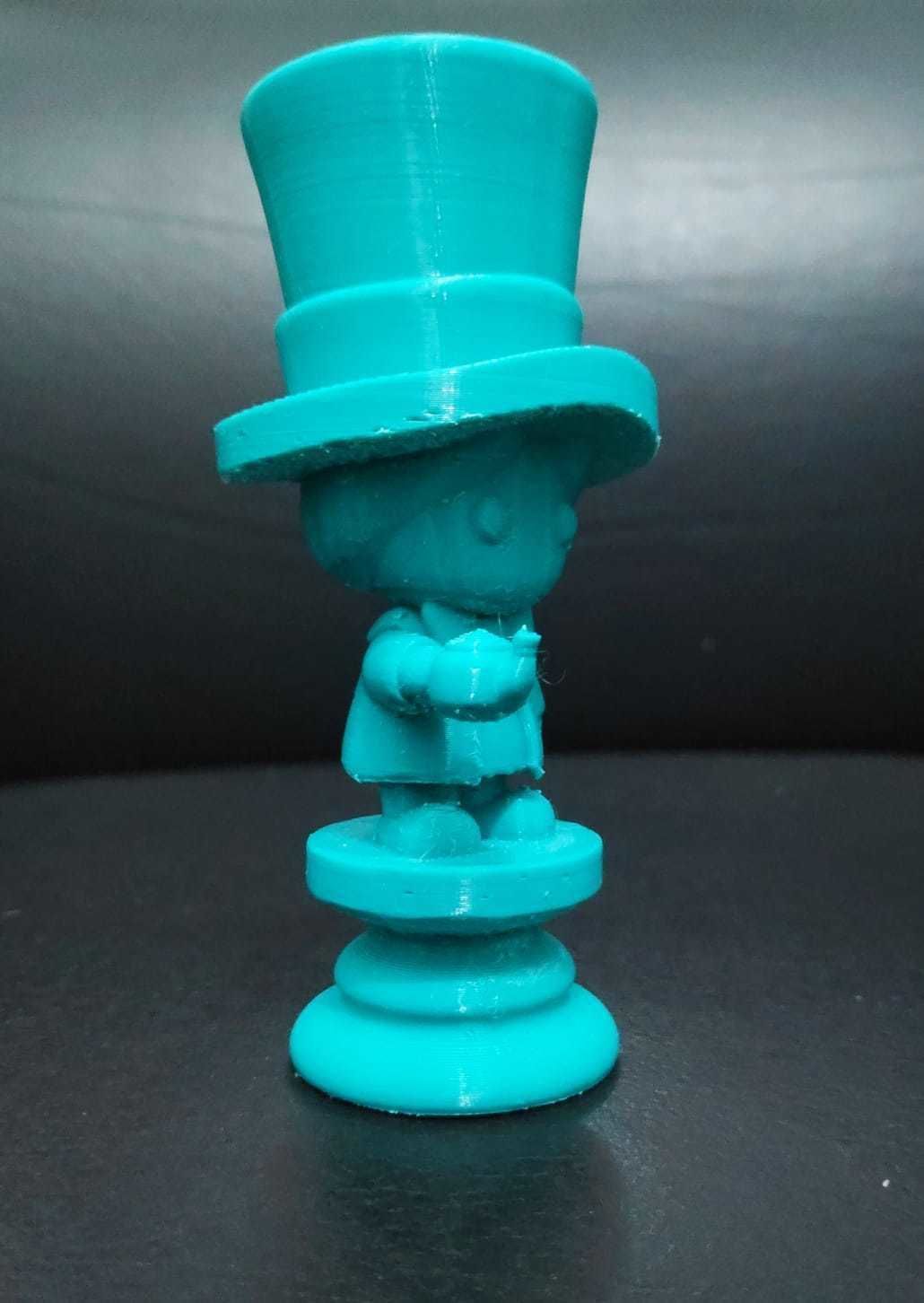 Alice Chess - Side A - Mad Hatter - King 3D print model_9