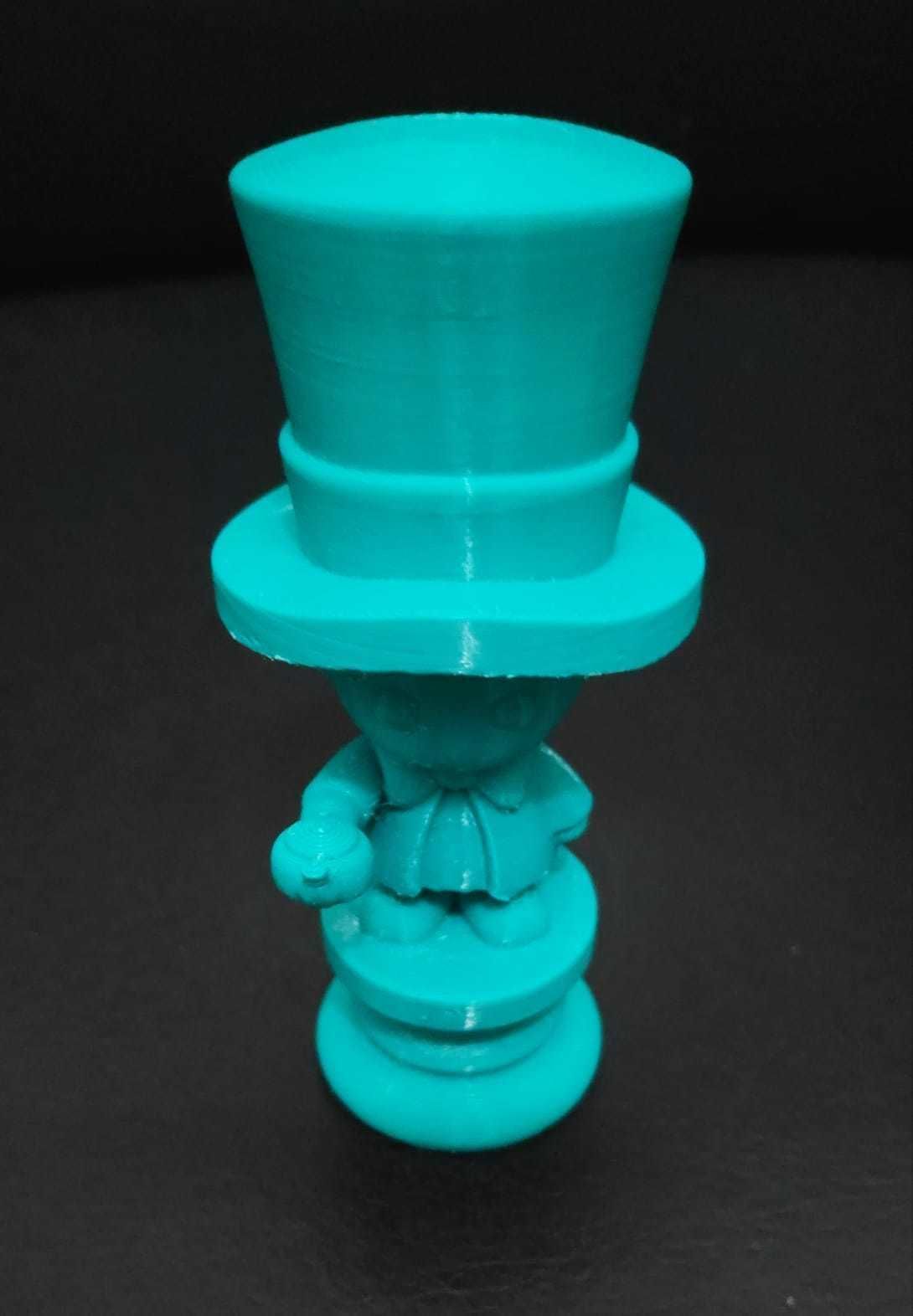 Alice Chess - Side A - Mad Hatter - King 3D print model_11