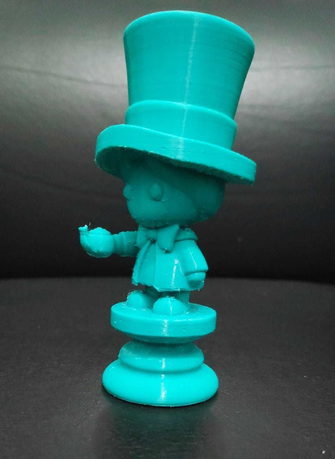 Alice Chess - Side A - Mad Hatter - King 3D print model_5