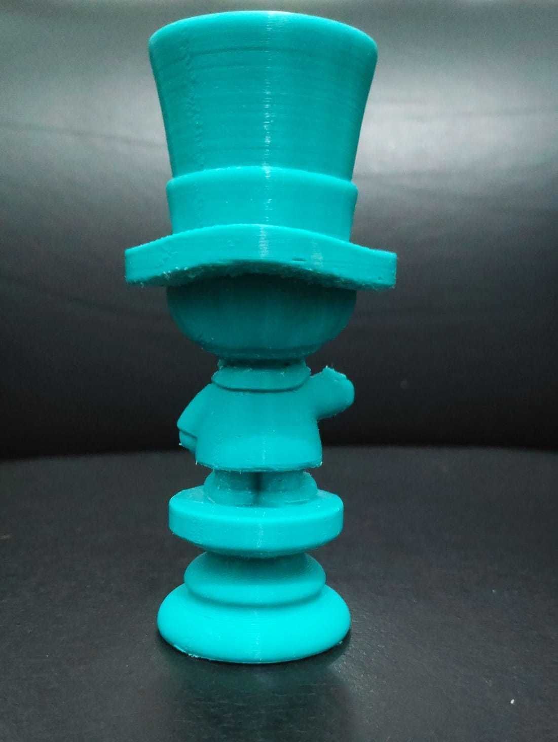 Alice Chess - Side A - Mad Hatter - King 3D print model_7