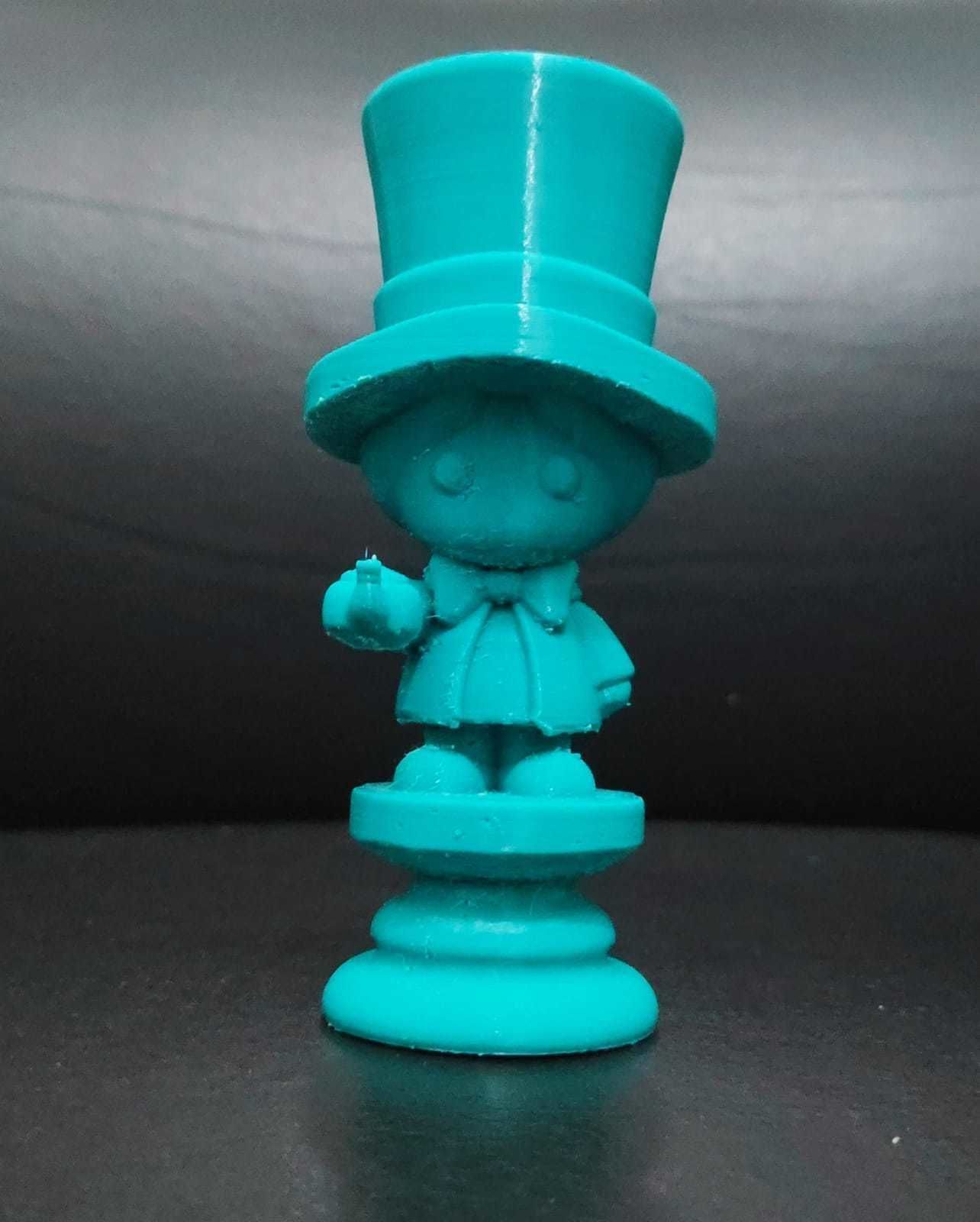 Alice Chess - Side A - Mad Hatter - King 3D print model_10