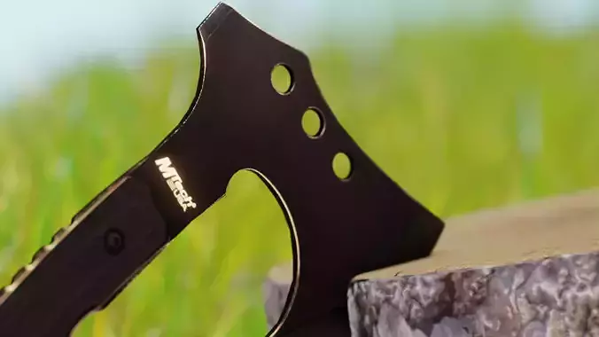 low poly tomahawk axe Free low-poly 3D model