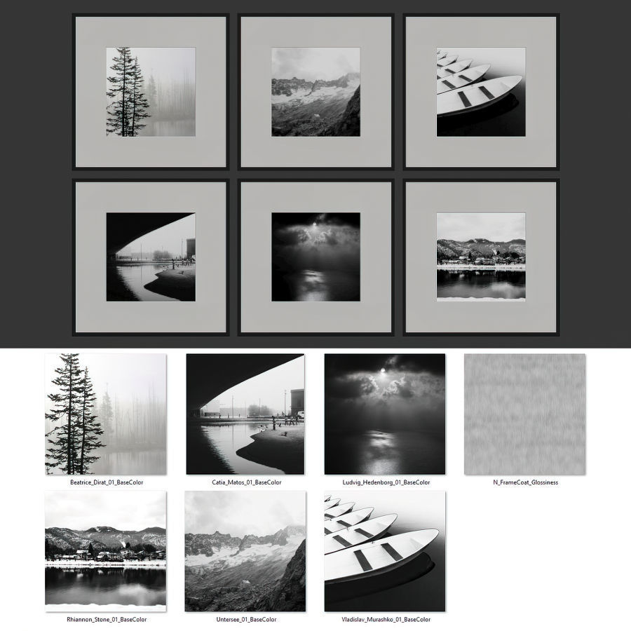 Gallery Wall 142 3D model_5