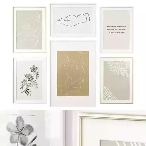 Gallery Wall 143 3D model
