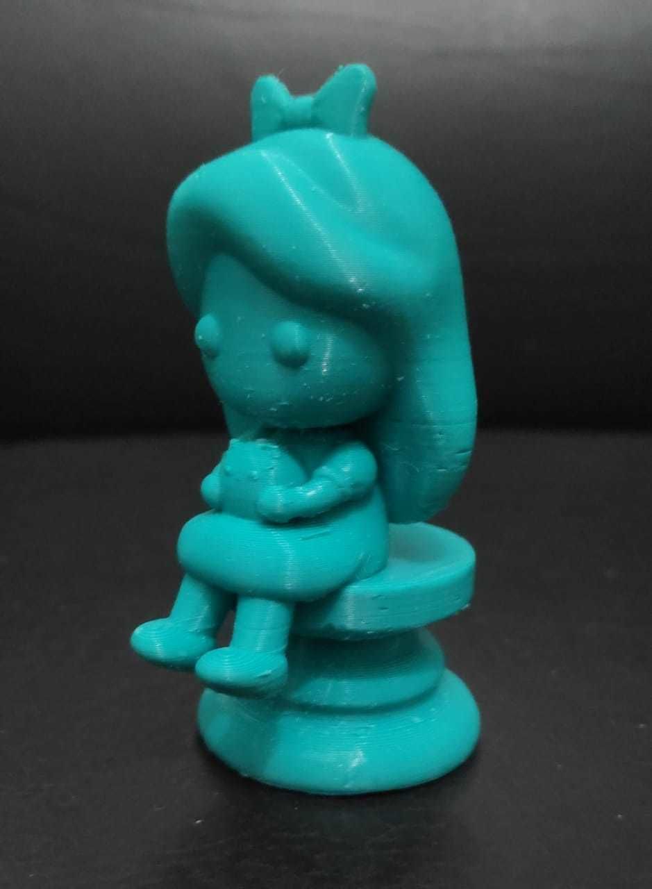 Alice Chess - Side A - Alice - Queen 3D print model_5